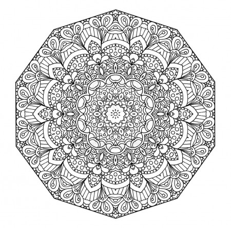 Expert Mandala Coloring Pages Printable - High Quality Coloring Pages