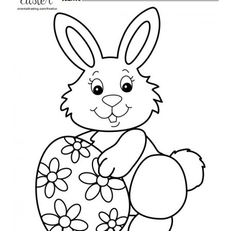 10 Places for Free Easter Bunny Coloring Pages