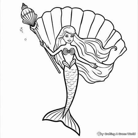 Barbie Mermaid Coloring Pages - Free ...