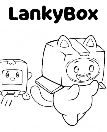 Free LankyBox coloring page - Download ...