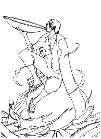 Shanks Coloring Pages for Kids and Adults