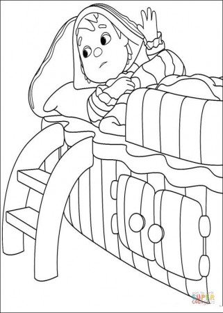Andy Pandy Is Sick coloring page | Free ...