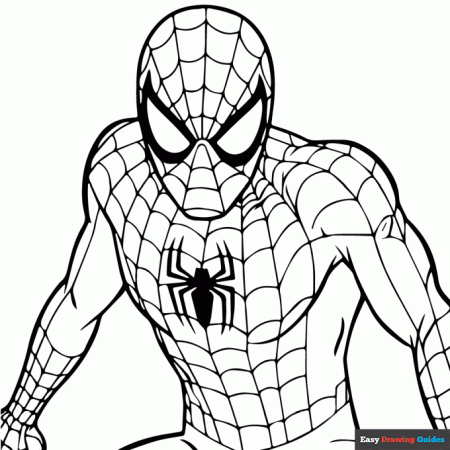 Spider-Man Ready for Action Coloring ...