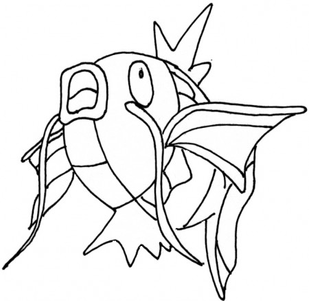 Pokemon coloring pages magikarp meme