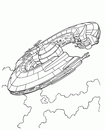 Droid Control Ship coloring page - Topcoloringpages.net
