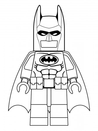 Lego batman to print - Lego Batman Kids Coloring Pages