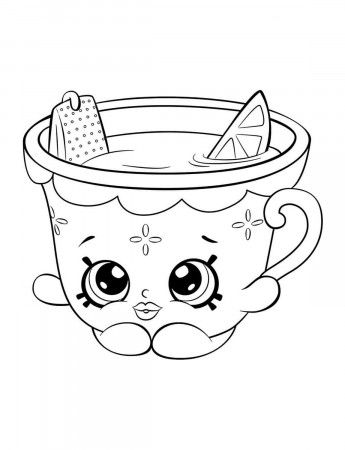 Cute Food coloring pages