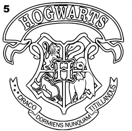 Harry Potter House Coloring Pages | Coloringpic.net