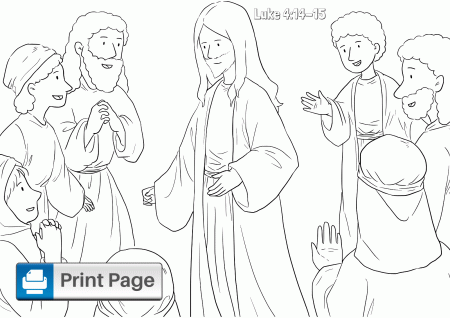 Jesus Tempted in the Desert Coloring Pages for Kids – ConnectUS