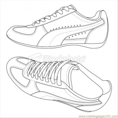 Ockphotosport Shoes Coloring Page for Kids - Free Shoes Printable Coloring  Pages Online for Kids - ColoringPages101.com | Coloring Pages for Kids