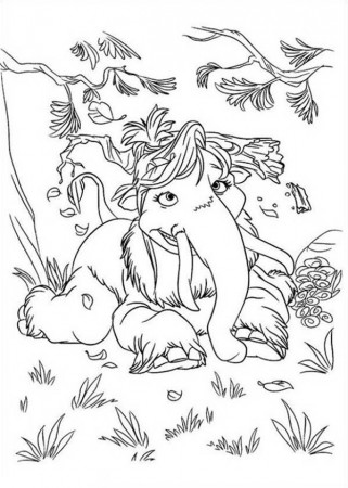 11 Pics of Ice Age Peaches Coloring Pages - Ice Age Manny and ...