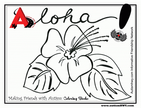 Hawaiian - Coloring Pages for Kids and for Adults