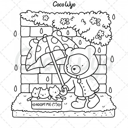 Cozy Friends Coloring Book - COCO WYO