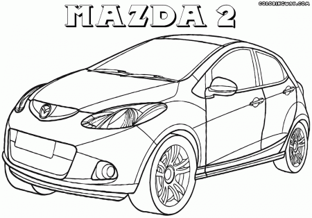Mazda coloring pages | Coloring pages to download and print