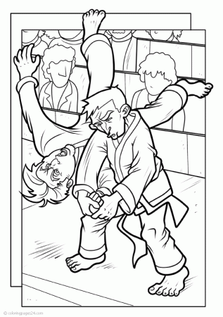 Martial Arts 12 | Coloring Pages 24