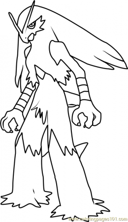 Blaziken Pokemon Coloring Page for Kids - Free Pokemon Printable Coloring  Pages Online for Kids - ColoringPages101.com | Coloring Pages for Kids