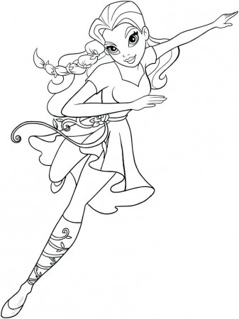 DC Superhero Girls Coloring Pages - Best Coloring Pages For Kids ...