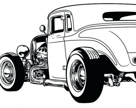 Hot Rod Coloring Pages at GetDrawings | Free download