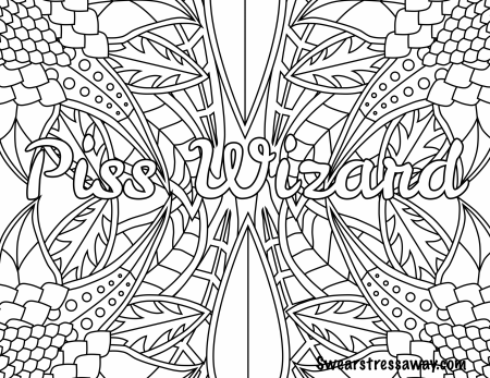 Coloring Pages : Swear Word Coloring Book Pages Extraordinary For ...