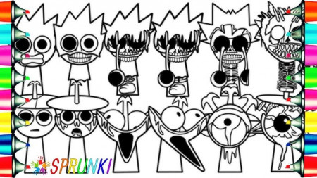 Incredibox SPRUNKI Coloring Pages ...