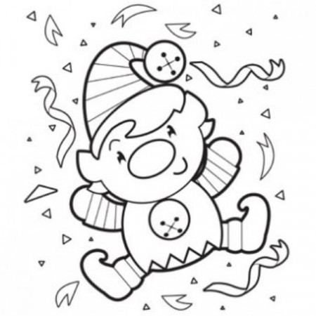 Free Christmas Elf Coloring Pages - Get ...