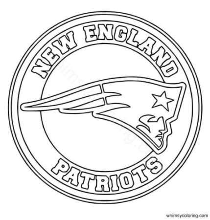 15 Free New England Patriots Coloring Pages Printable - Whimsy Coloring