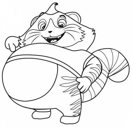 Meatball from 44 Cats Coloring Page - Free Printable Coloring Pages for Kids