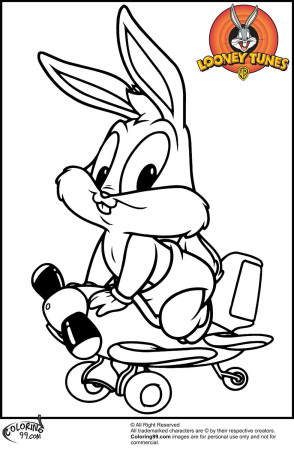 Baby Bunny Coloring Pages - Children Coloring