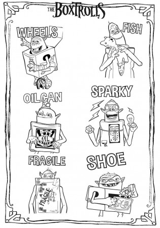 Boxtrolls Coloring pages 3