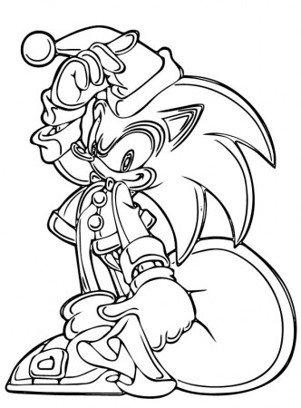 Coloring page Sonic Sonic Hedgehog