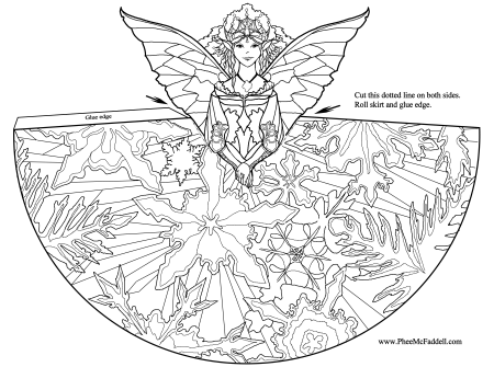 Christmas Fairy Coloring Pages - Get Coloring Pages