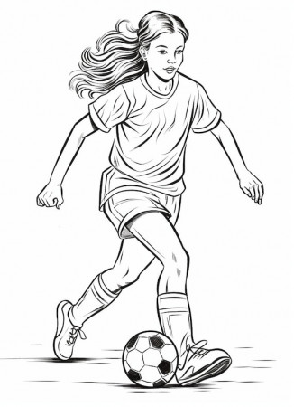 Empowering Soccer Coloring Pages: 63 ...