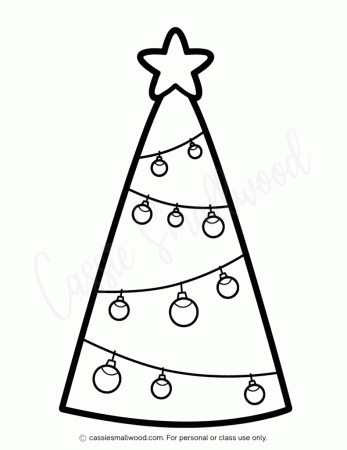 THE BEST Christmas Tree Coloring Pages ...