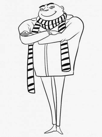 Despicable Me Coloring Pages Book Victor