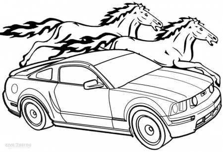 Mustang Coloring Page - GetColoringPages.com