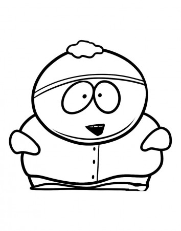 South Park image to download and color - South Park Kids Coloring Pages