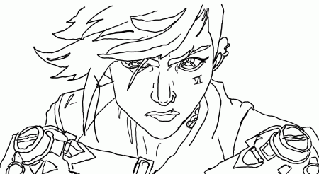 Arcane Vi Coloring Pages - Arcane Coloring Pages - Coloring Pages For Kids  And Adults