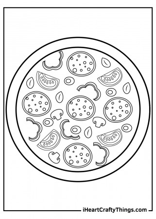 Pizza Coloring Pages (Updated 2023)