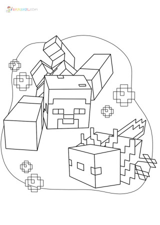 Minecraft Coloring Pages