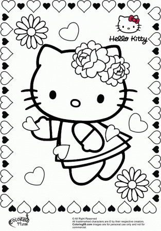 Intellect Free Printable Hello Kitty Coloring Pages For Kids ...