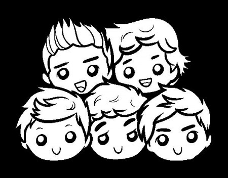 One Direction Cartoon Coloring Pages. how to draw louis tomlinson ...