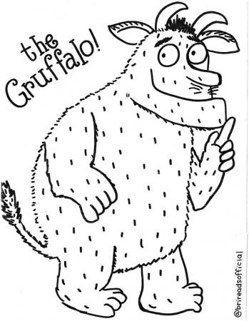 The Gruffalo Coloring Page!