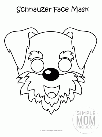 Free Printable Dog Face Mask Templates - Simple Mom Project