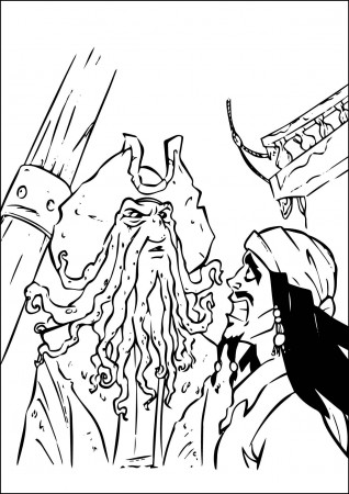 nice coloring page 10-10-2015_175410-01 Check more at  http://www.mcoloring.com/index.php/2015/10/13/coloring… | Pirates of the  caribbean, Davy jones, Coloring pages