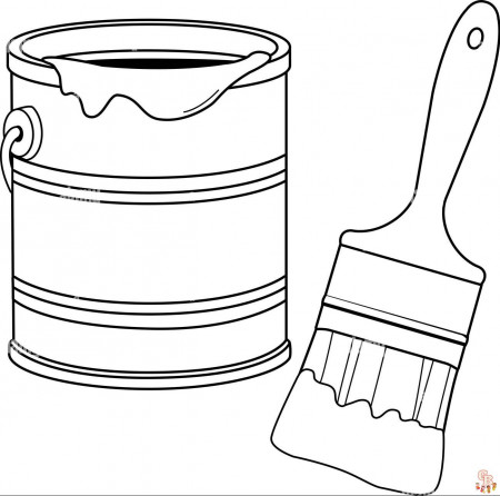 Paint Coloring Pages: Creative Fun for Kids