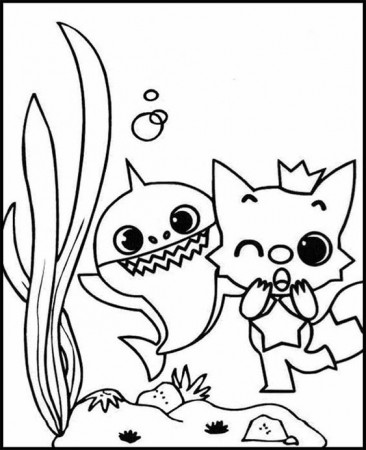 Free & Easy To Print Baby Shark Coloring Pages - Tulamama