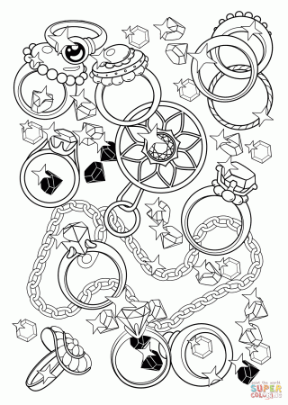 Rings coloring page | Free Printable Coloring Pages