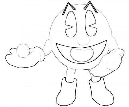 pac man coloring pages - High Quality Coloring Pages