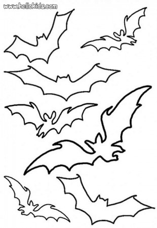 Bat Stencil To Print