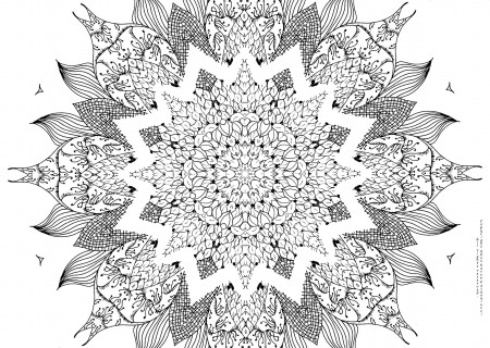 Mandala Coloring Pages For Adults - Coloring Pages